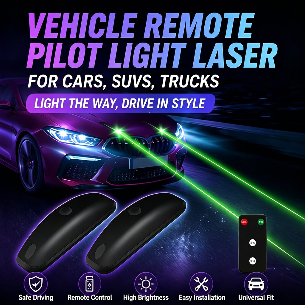 Vehicle Remote Pilot Light Laser for Cars, Suvs, Trucks