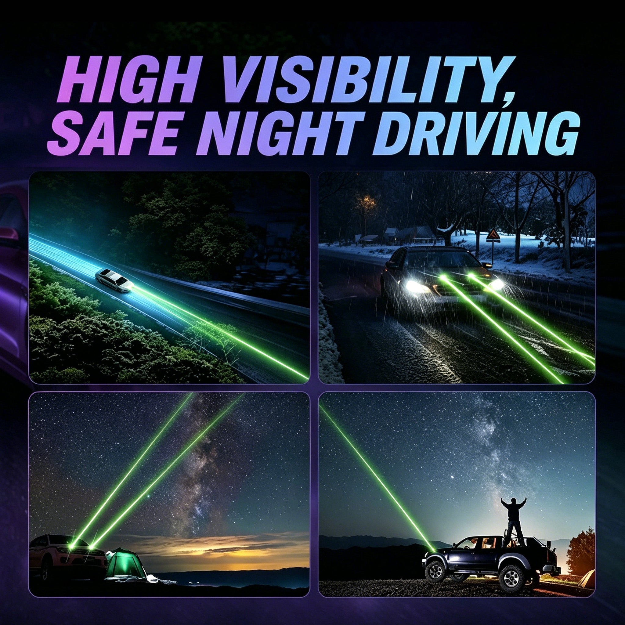 Vehicle Remote Pilot Light Laser for Cars, Suvs, Trucks